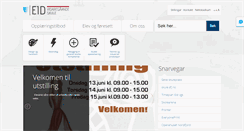 Desktop Screenshot of eid.vgs.no